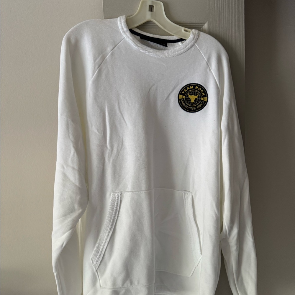 Under Armour White Crewneck Project Rock Chinese new year
